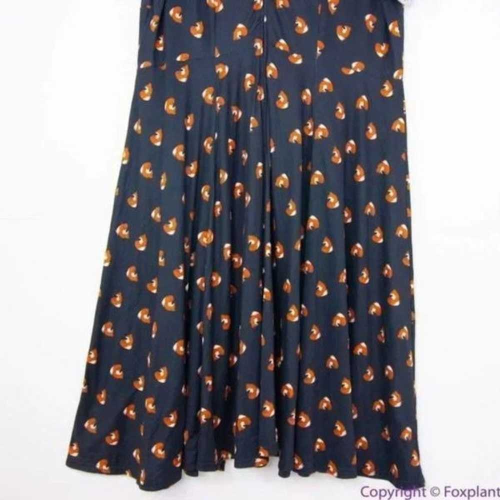 Unique Vintage Gwynnie Bee Black Fox Print Fit An… - image 6