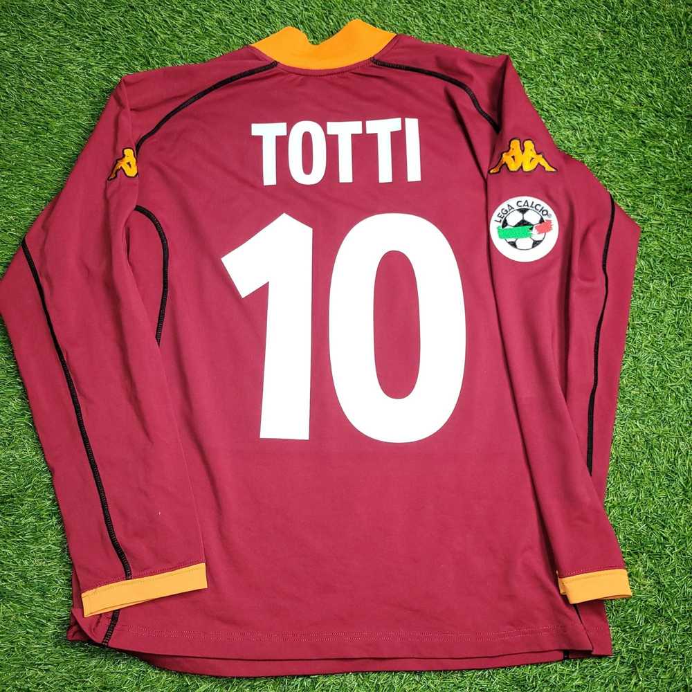 Kappa Totti As Roma Kappa 2001 2002 Long Sleeve S… - image 1