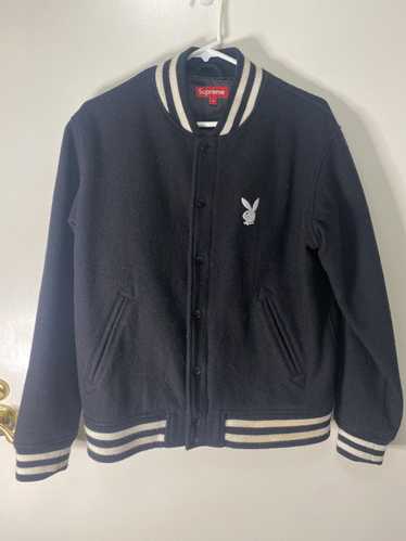 Playboy × Supreme Supreme x playboy varsity jacket