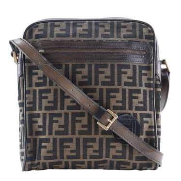 Fendi Brown Canvas Shoulder Bag (Pre-Owned)