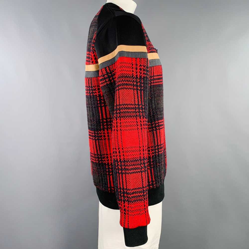 Roberto Cavalli Black Red Plaid Polyester Blend S… - image 3