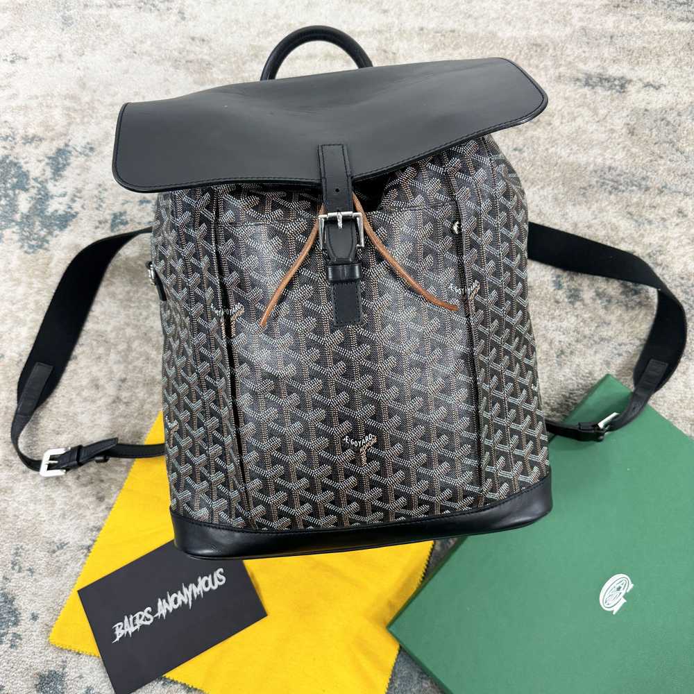 Goyard Goyard Alpin MM Backpack Bag In Black & Br… - image 1