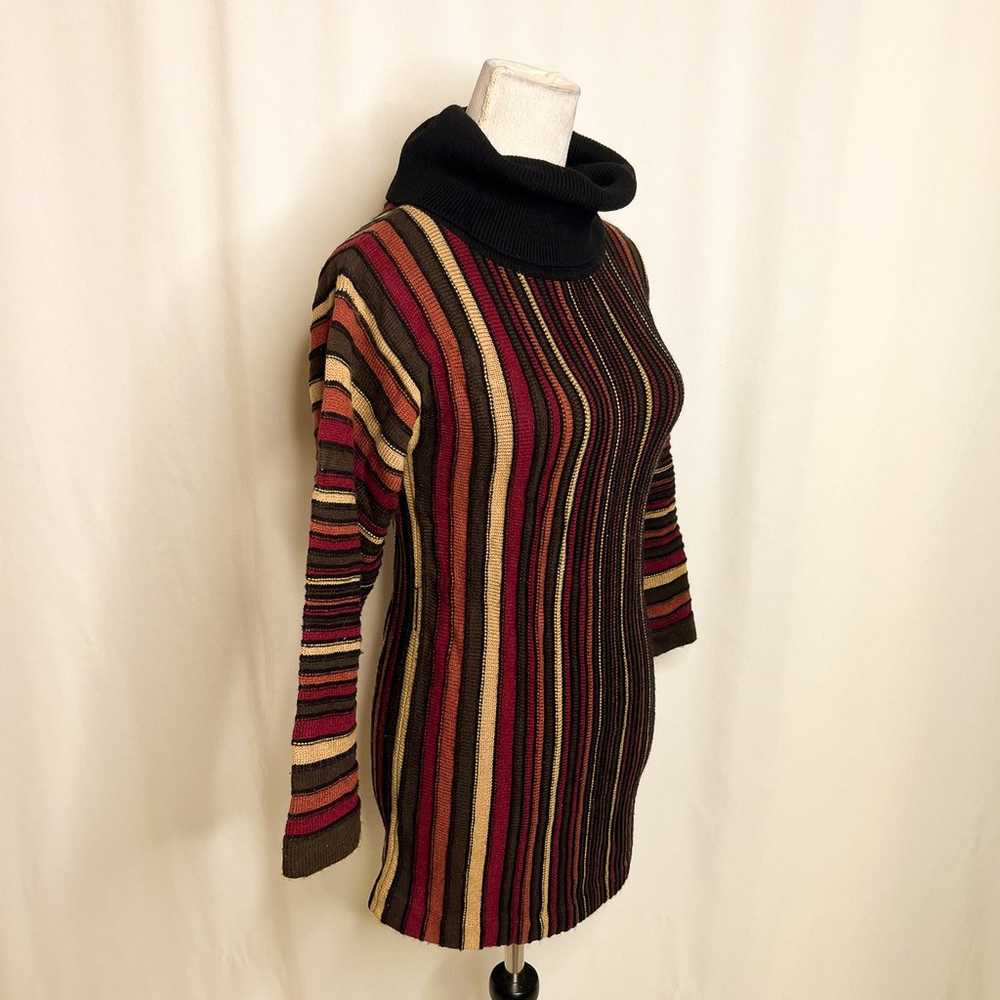 Koret of California Vintage 70s Striped Turtlenec… - image 10