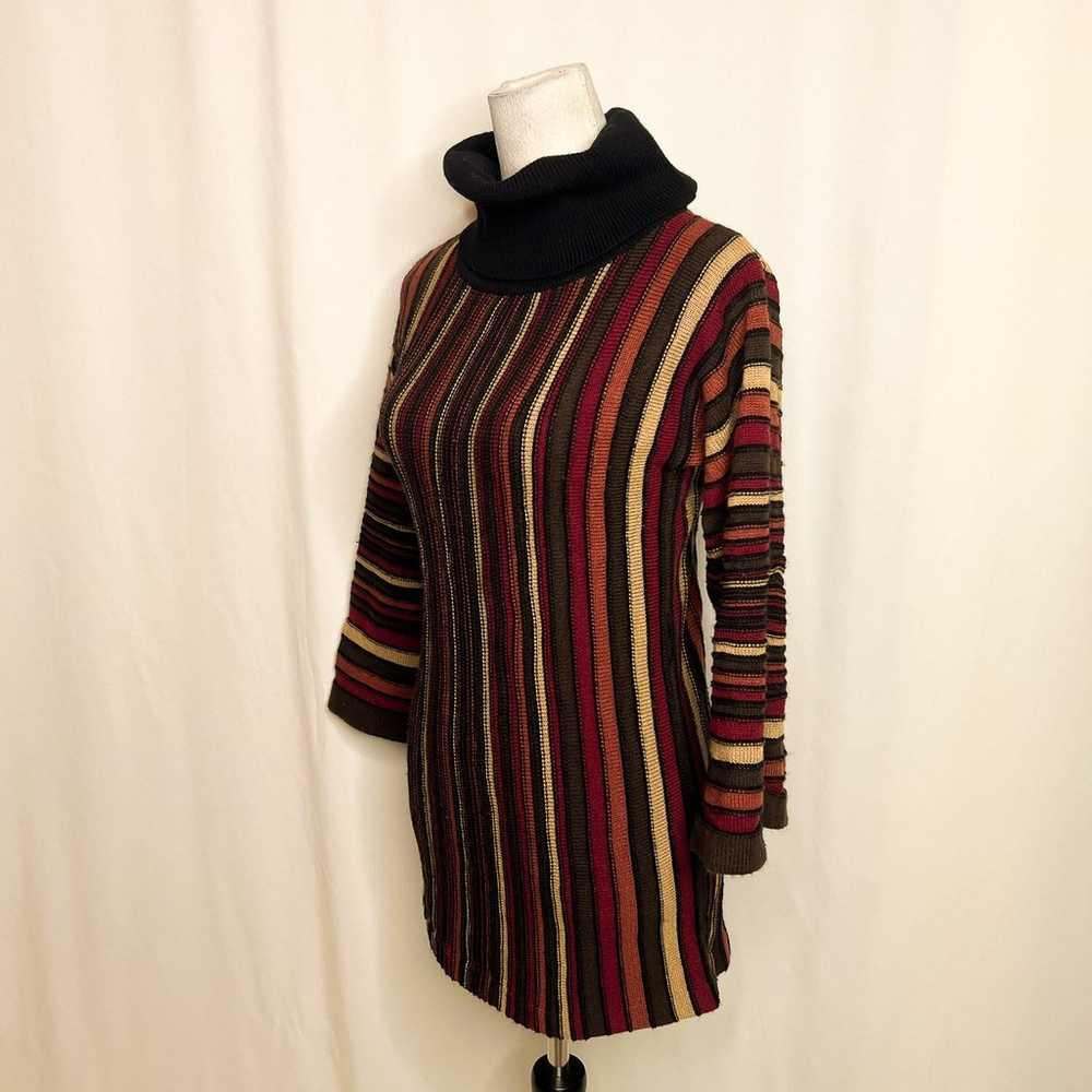 Koret of California Vintage 70s Striped Turtlenec… - image 9