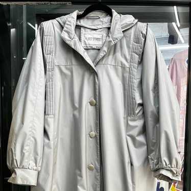 Designer FleetStreet Long Silver Coat size 10 - image 1