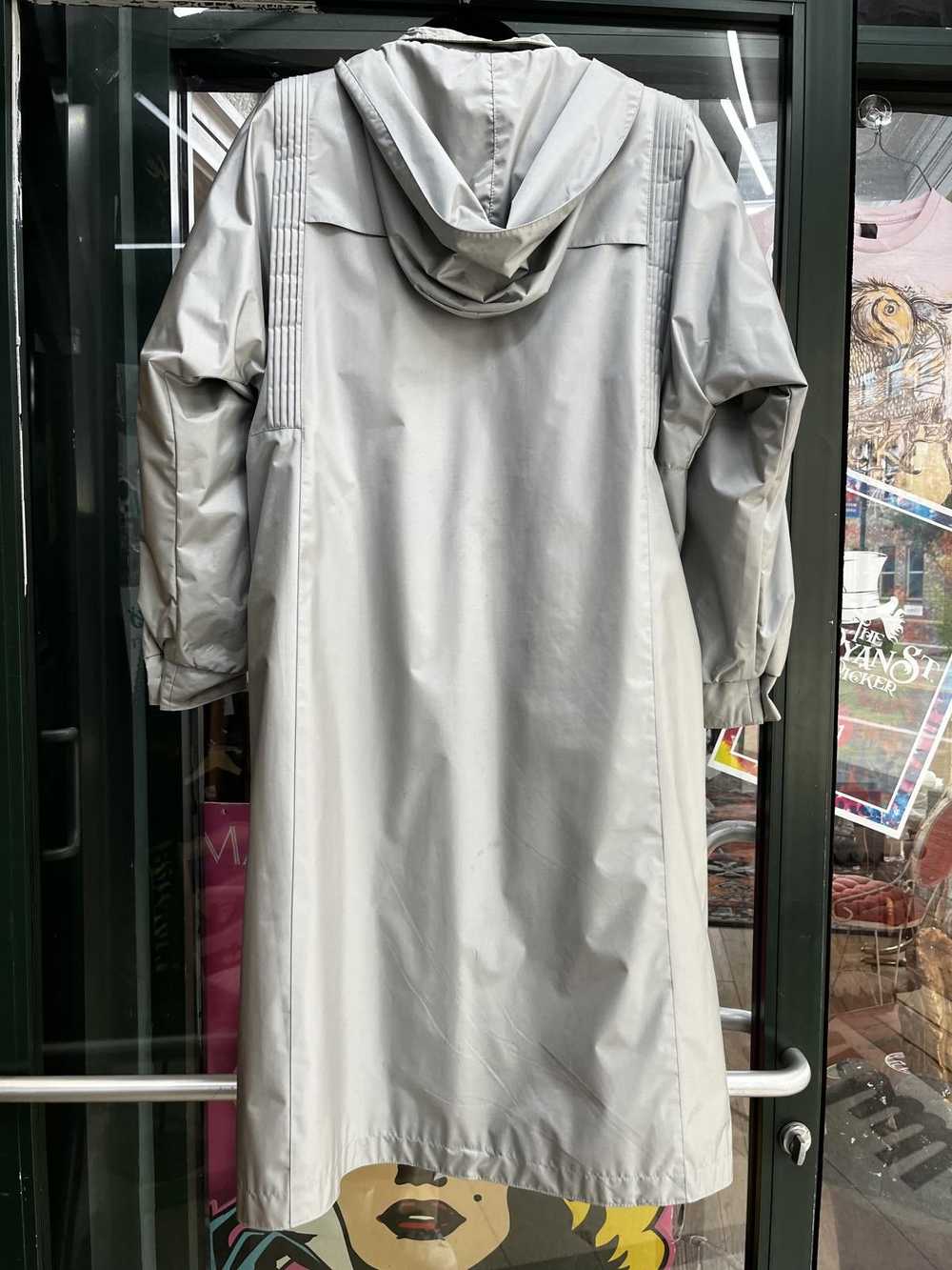 Designer FleetStreet Long Silver Coat size 10 - image 2