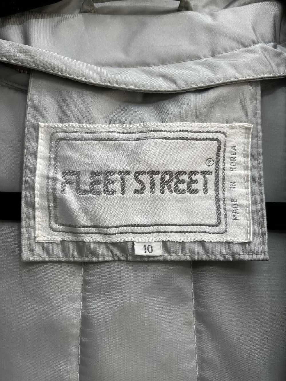 Designer FleetStreet Long Silver Coat size 10 - image 3