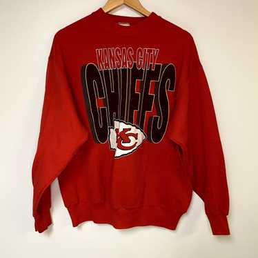 2024 Kansas City KC Chiefs 90s Locker Line crewneck sweatshirt 1994 XL black NFL vtg