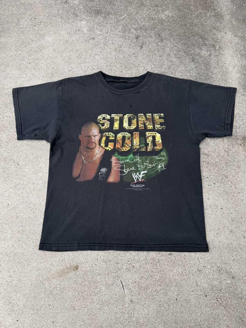 Streetwear × Vintage × Wwf Vtg 2000 Stone Cold St… - image 1