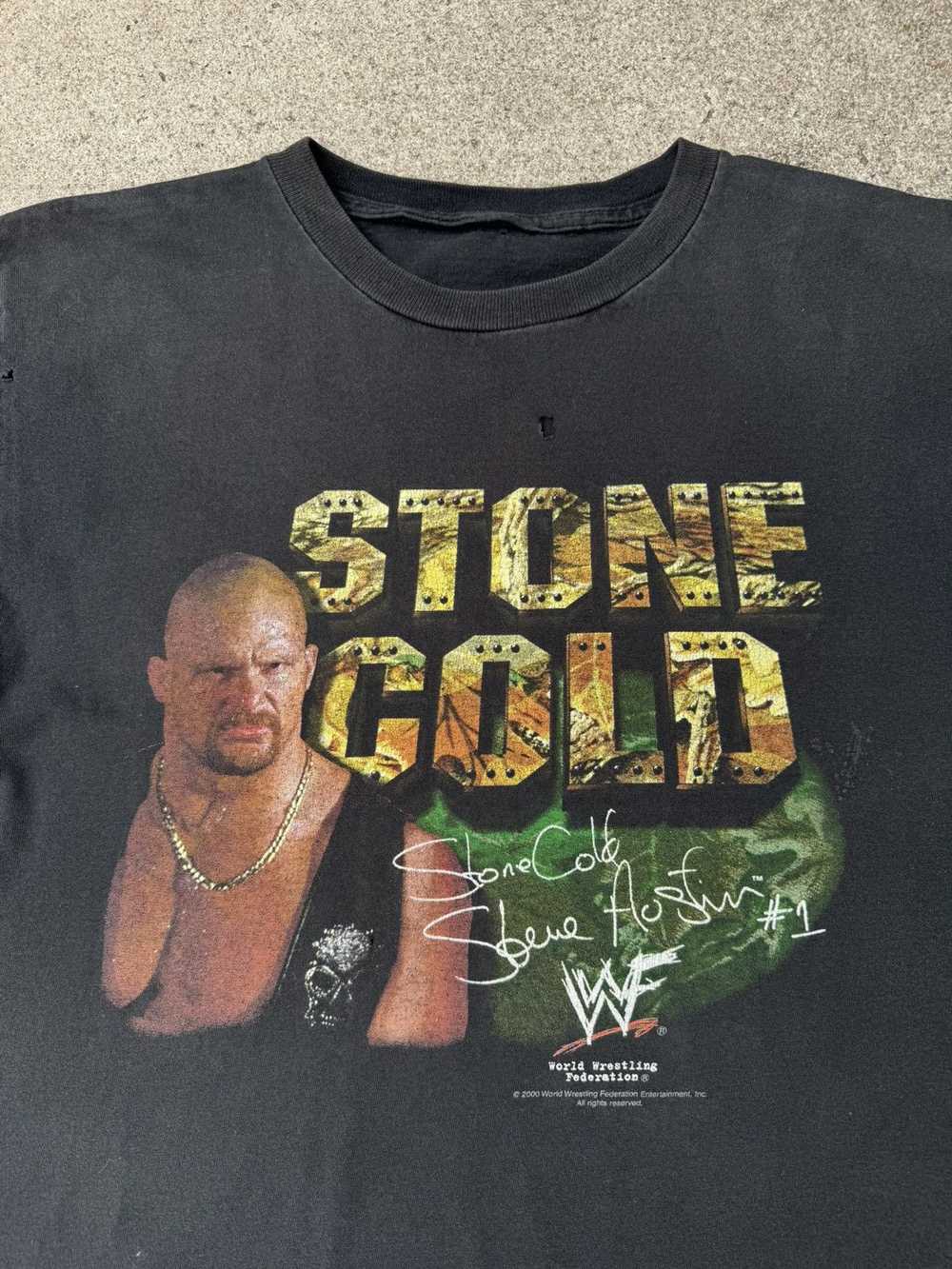 Streetwear × Vintage × Wwf Vtg 2000 Stone Cold St… - image 3