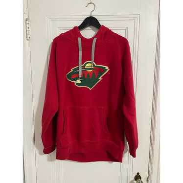 Antigua Minnesota Wild Stitched Hoodie Sweatshirt… - image 1