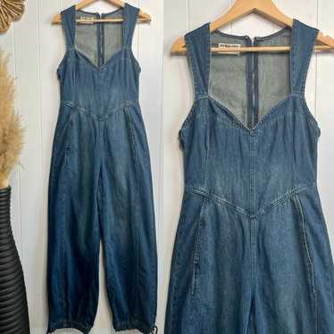 Free People jumpsuit denim one-piece overalls ones