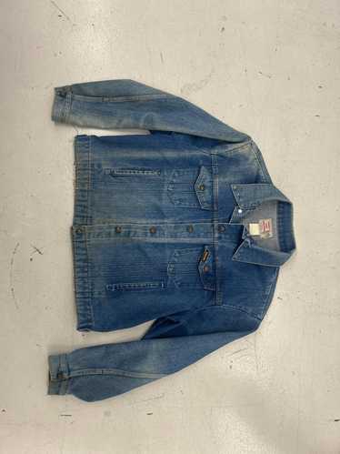 Designer Vintage Saddle King Western Denim Jacket 