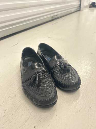 Giorgio Brutini Brutini Classic Black Woven Leathe