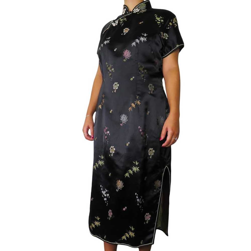 1980s Chinese Vintage Traditional Cheongsam Kimon… - image 1