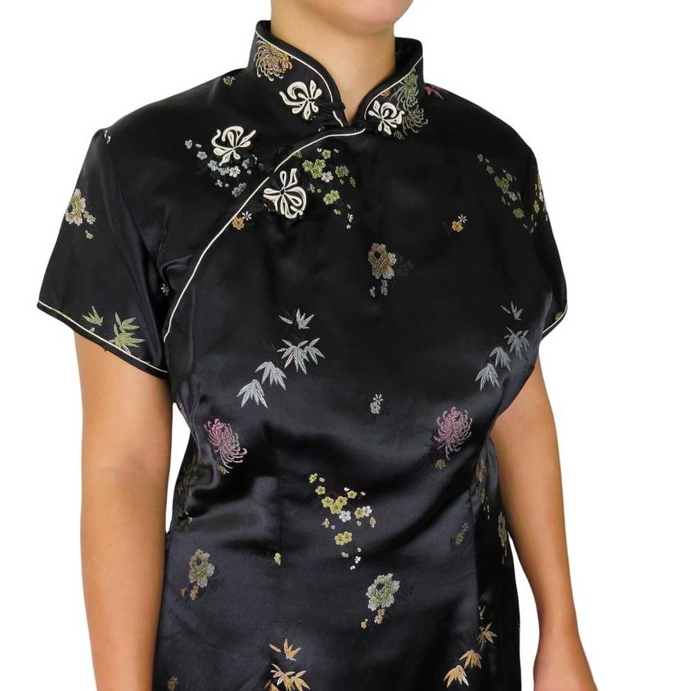 1980s Chinese Vintage Traditional Cheongsam Kimon… - image 2