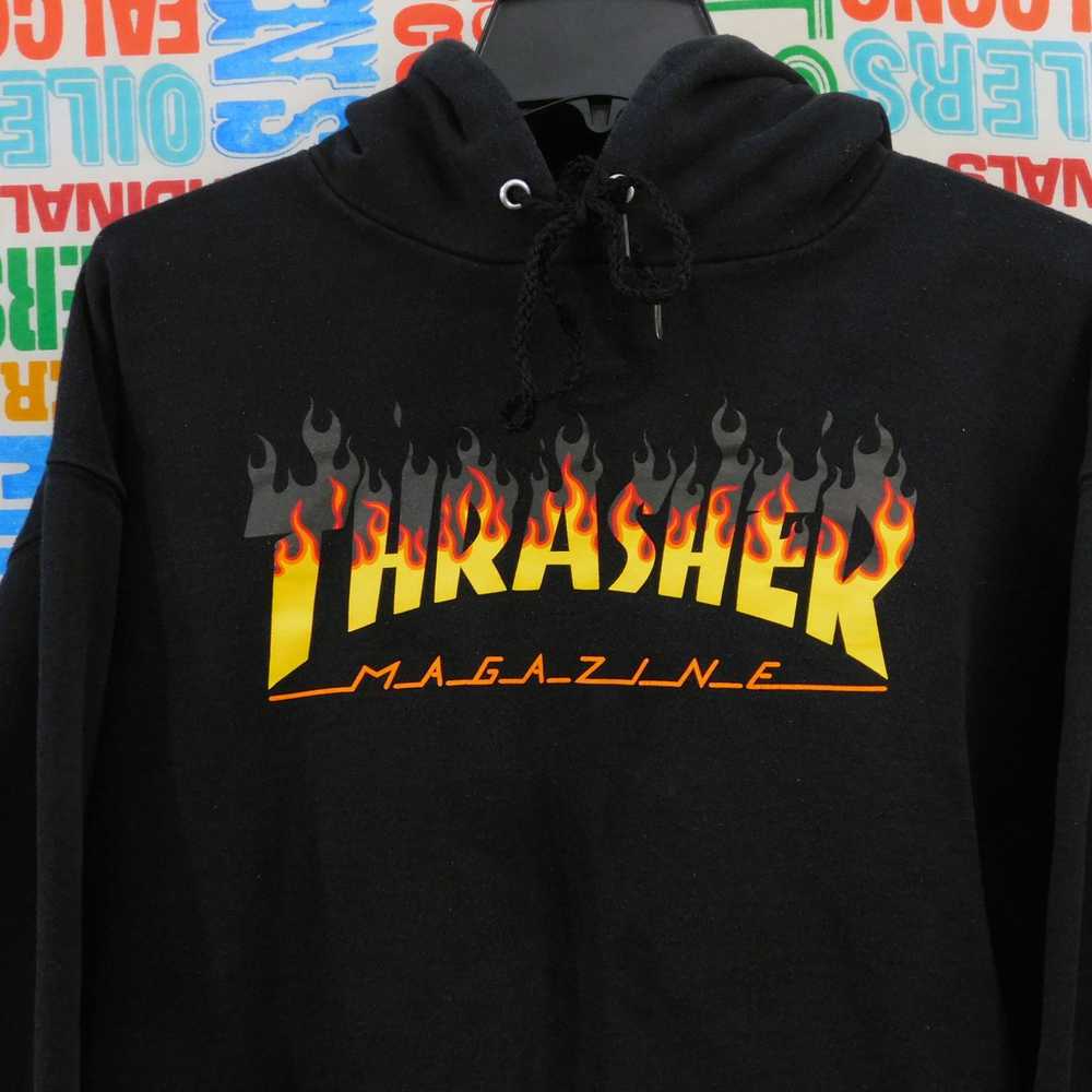 Thrasher Thrasher Magazine Flame Logo Hoodie Size… - image 3