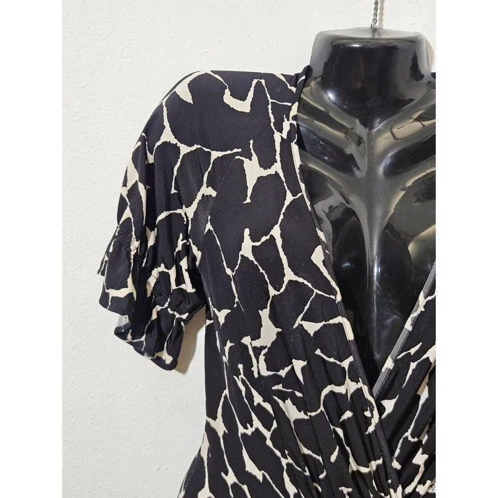 Just Cavalli Robert Cavalli Faux Wrap Dress Black… - image 4