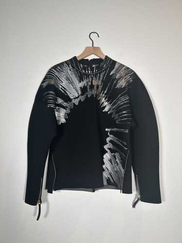 Marni Metallic Painted Neoprene Zipper Top