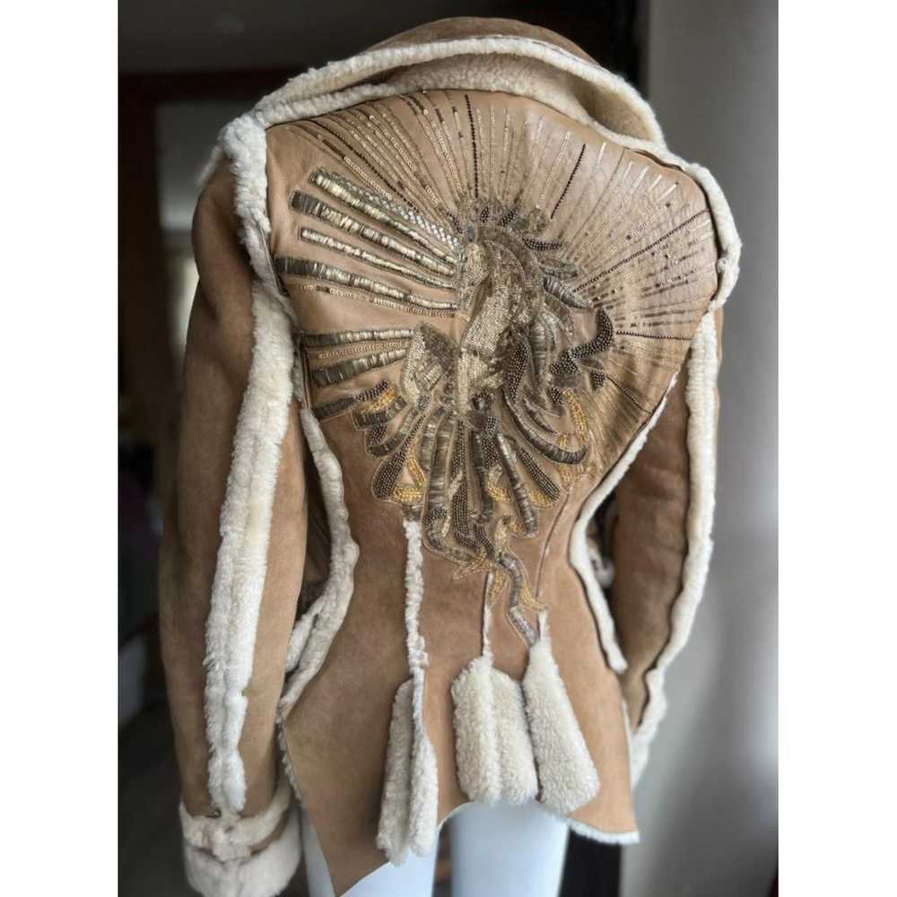 Roberto Cavalli Leather biker jacket - image 2