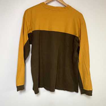 Reebok Vintage Reebok Sweatshirt Y2K Yellow Brown… - image 1