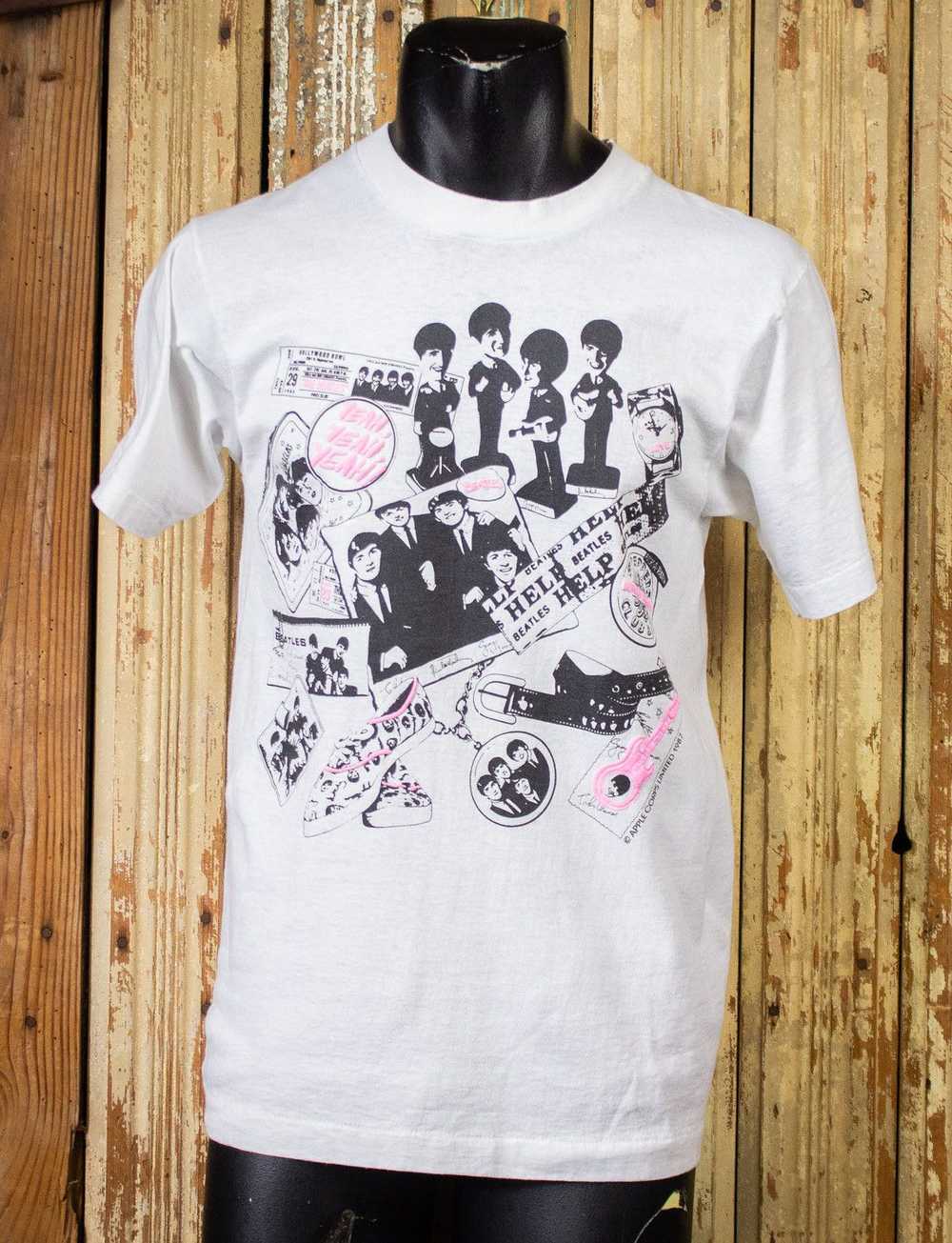 Band Tees × Vintage Vintage Beatles Souvenirs T S… - image 1