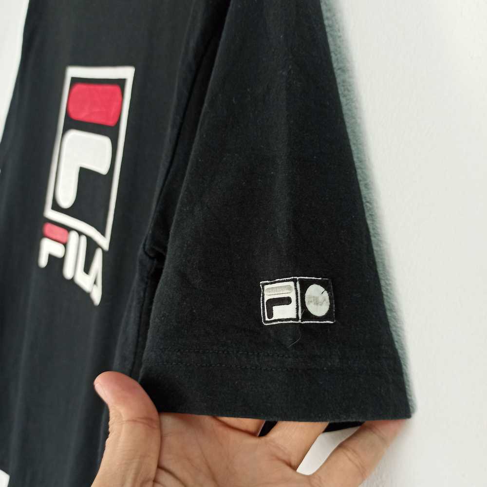 Fila × Japanese Brand FILA Big Logo Block Tshirt … - image 4