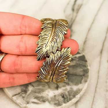 Bimba Y Lola Bimba Y Lola Feather Bracelet Gold T… - image 1