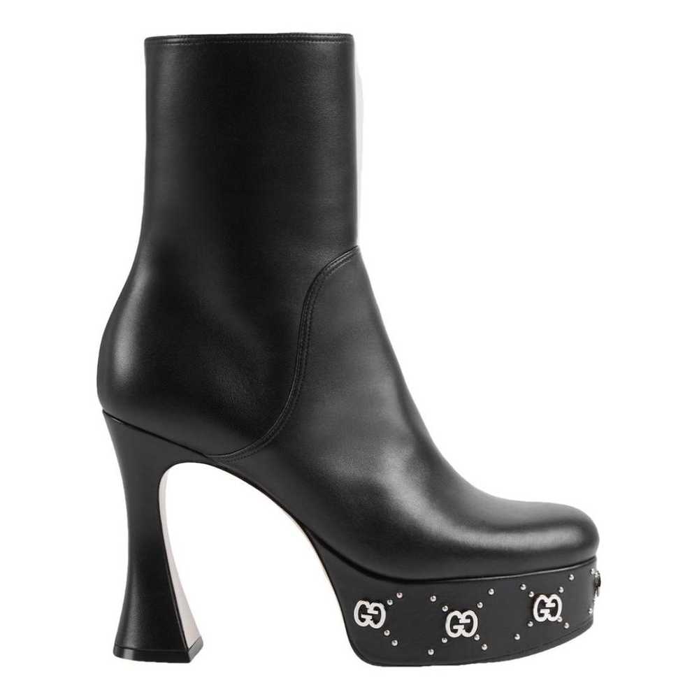 Gucci Leather boots - image 1