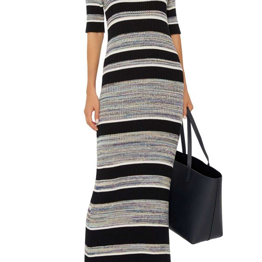 Joseph Elmore Techno Cotton Striped Sweater Dress… - image 1