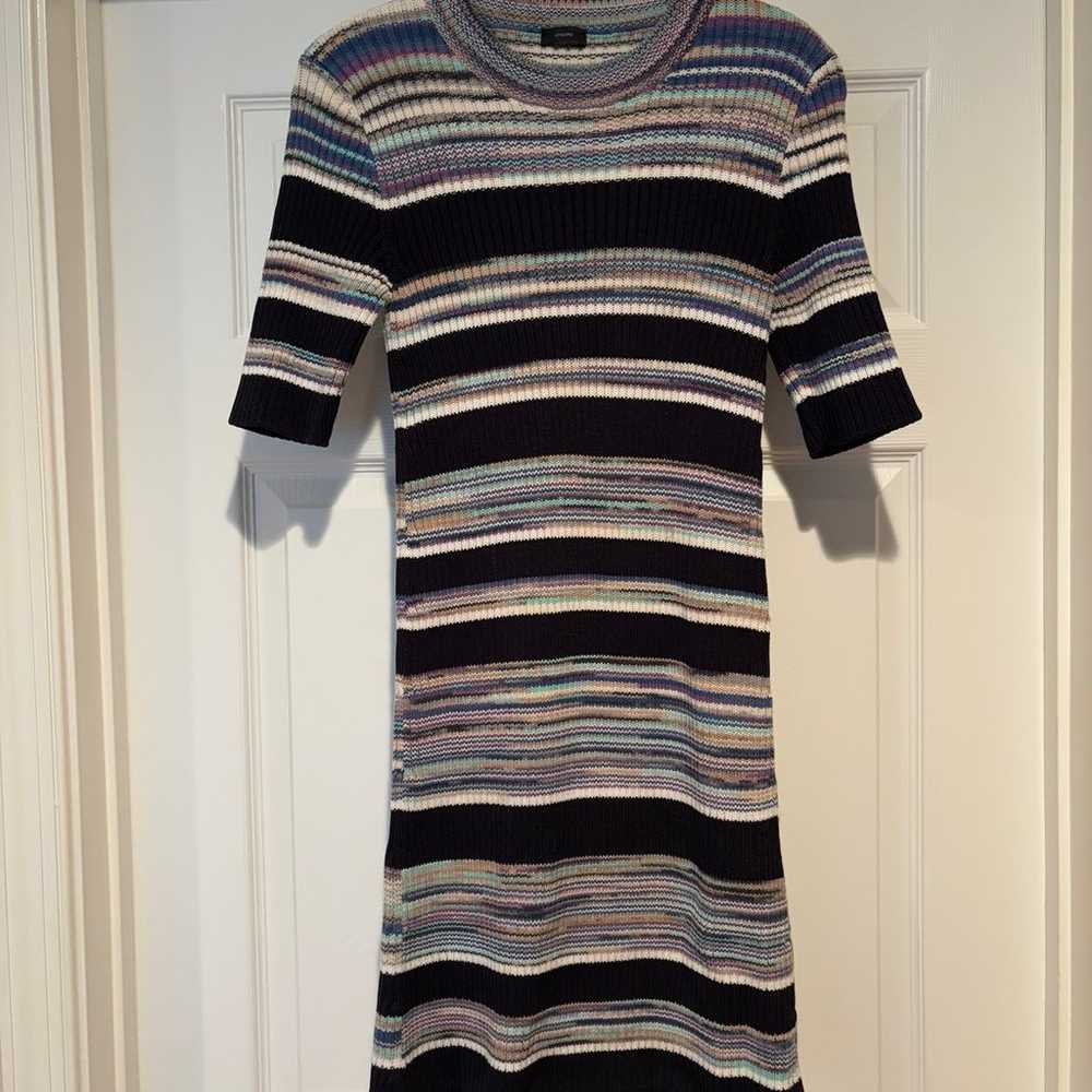 Joseph Elmore Techno Cotton Striped Sweater Dress… - image 2