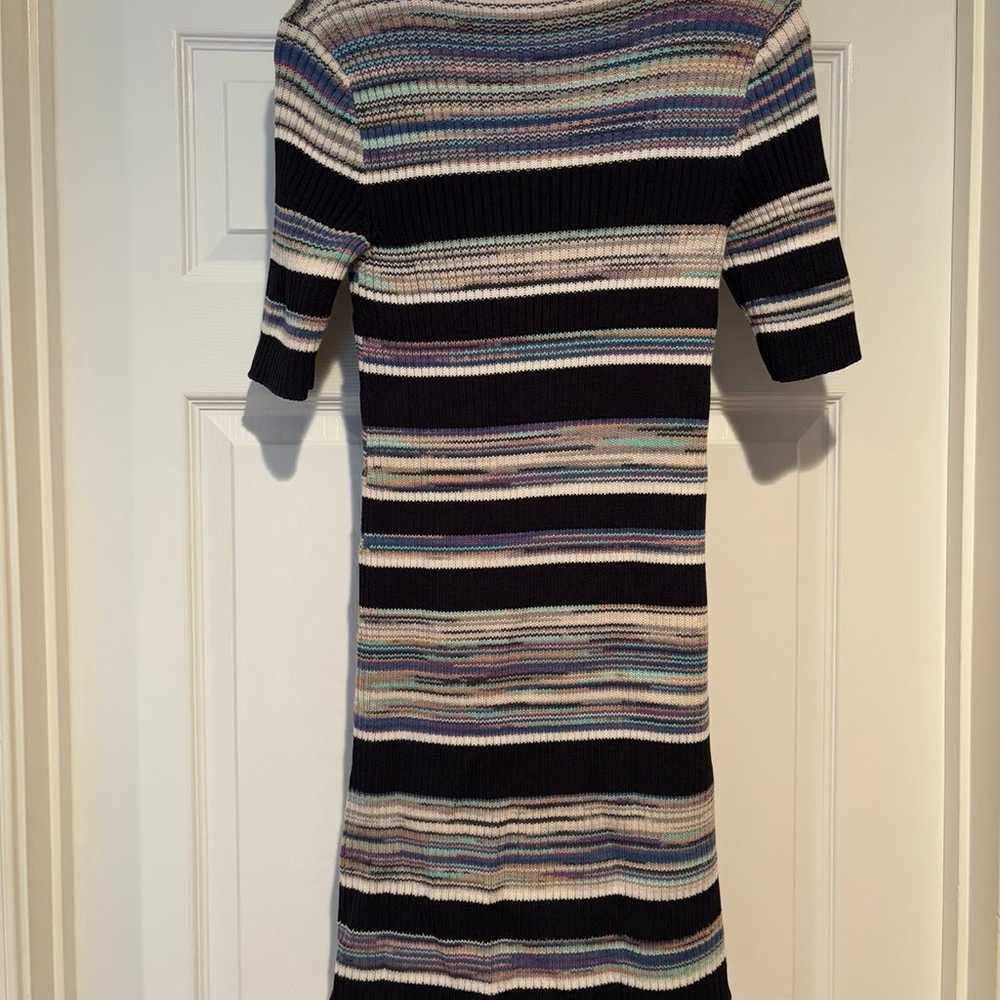 Joseph Elmore Techno Cotton Striped Sweater Dress… - image 5