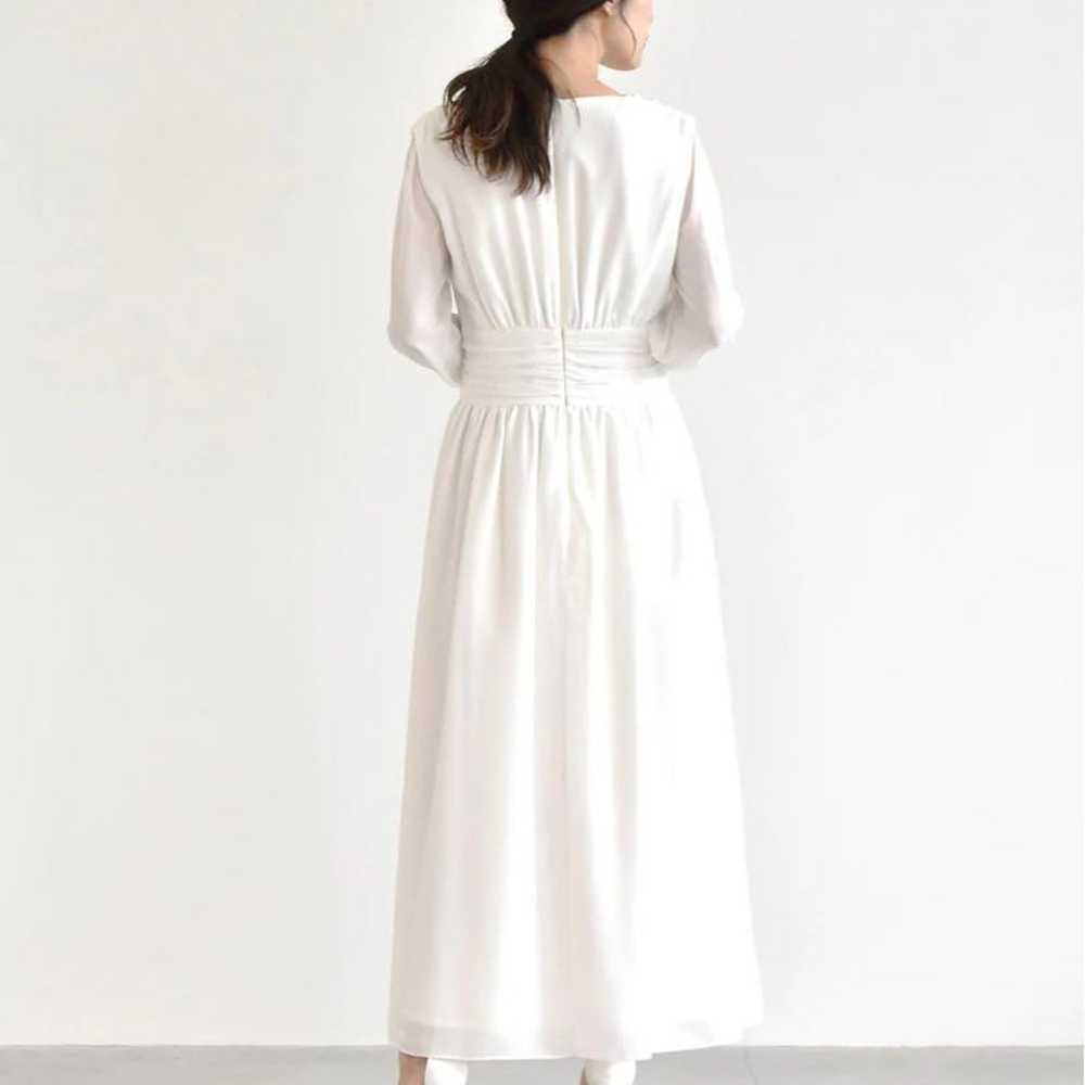 Kaene Chiffon Long Sleeve Dress - image 2