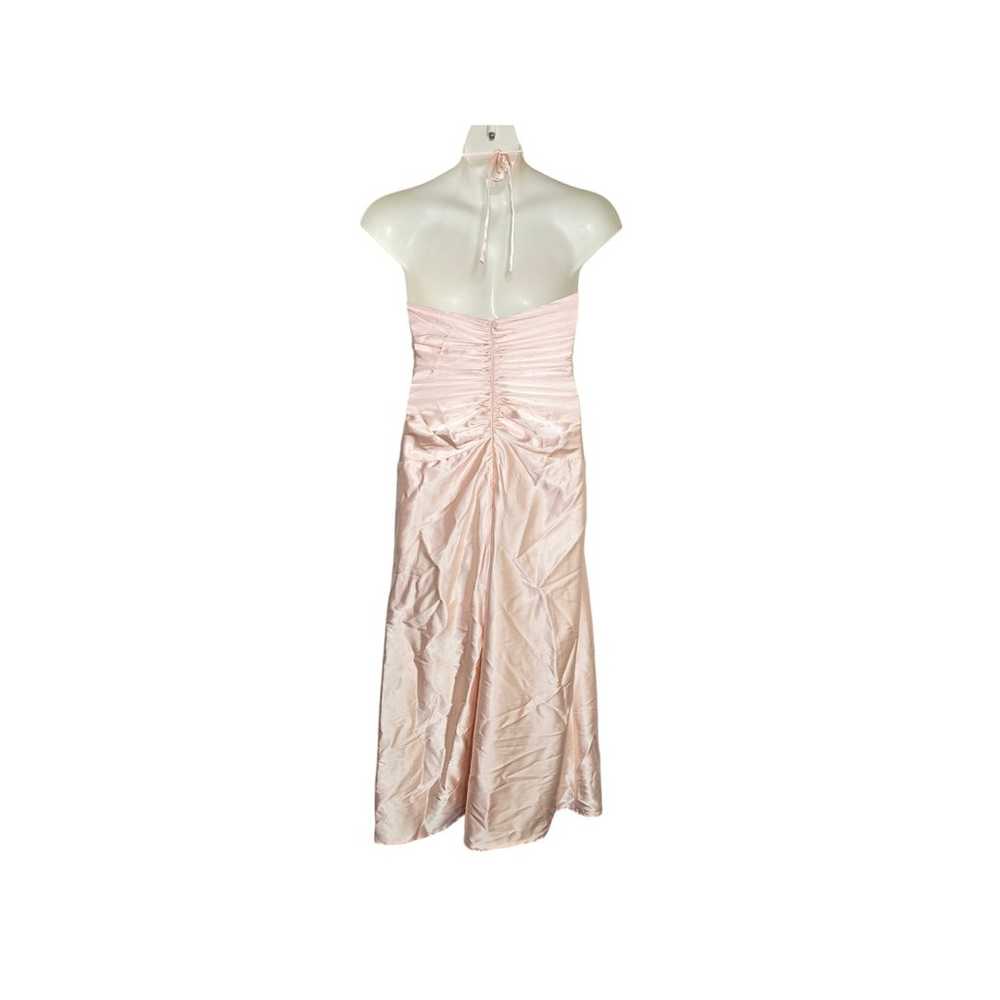 Vintage Jessica McClintock Dress Size 10 Peach Sa… - image 3