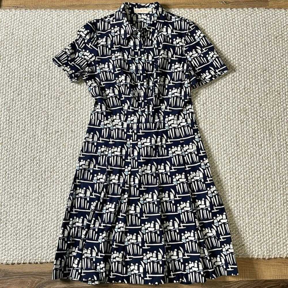 Tory Burch Geometric Shirt Dress - image 2