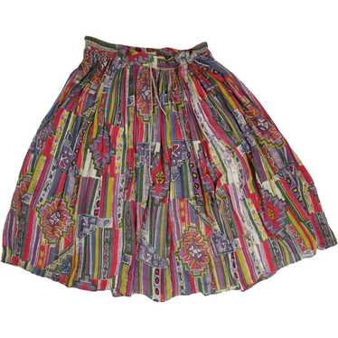 Other Vintage Tribal Gauze Crinkle Skirt - image 1