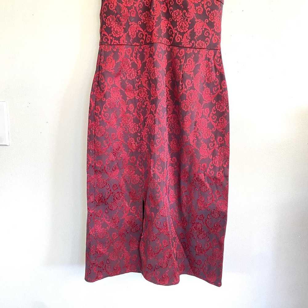 Vintage SWANKYS VINTAGE CLOTHING RED MIDI PENCIL … - image 5