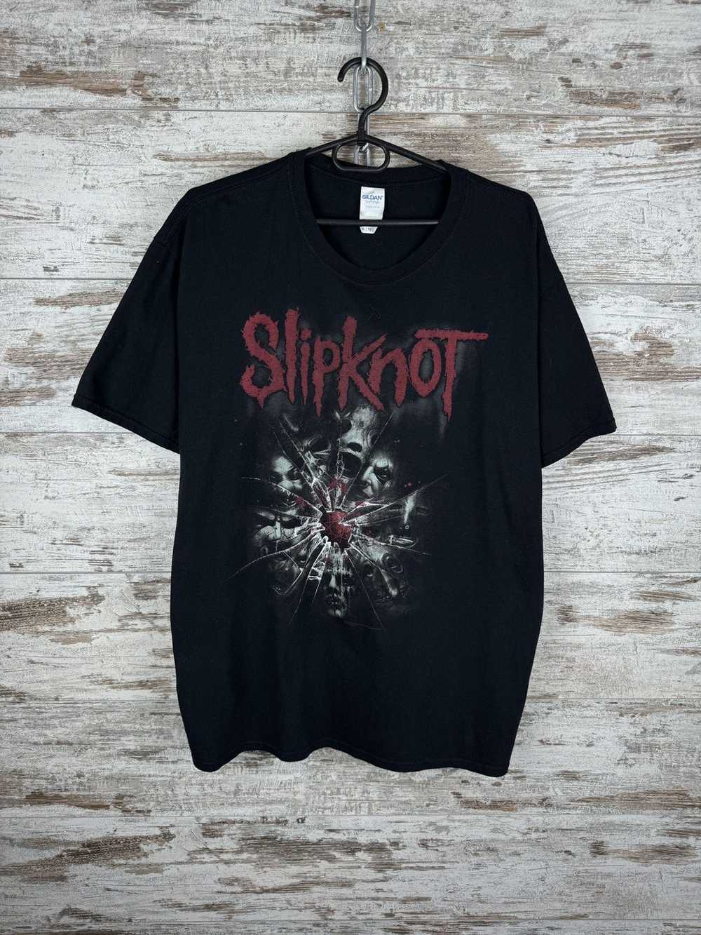 Rock Band × Rock T Shirt × Slipknot Mens Vintage … - image 2