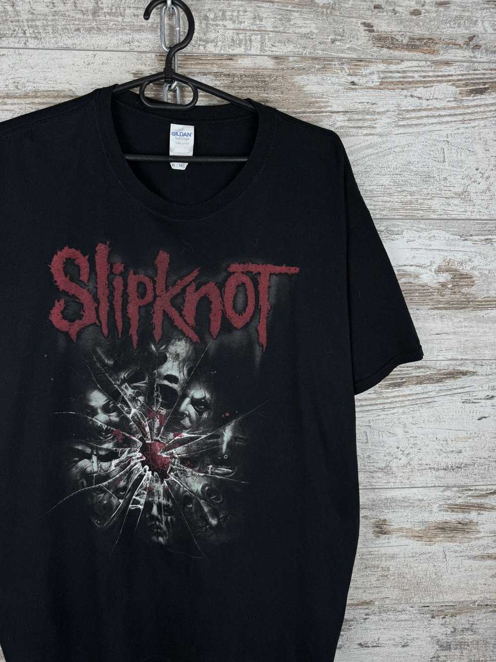 Rock Band × Rock T Shirt × Slipknot Mens Vintage … - image 3