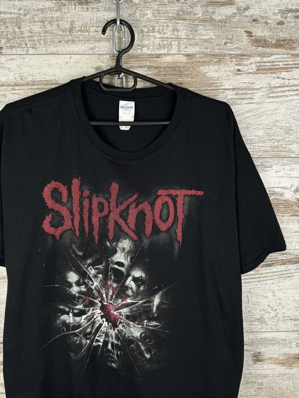 Rock Band × Rock T Shirt × Slipknot Mens Vintage … - image 4