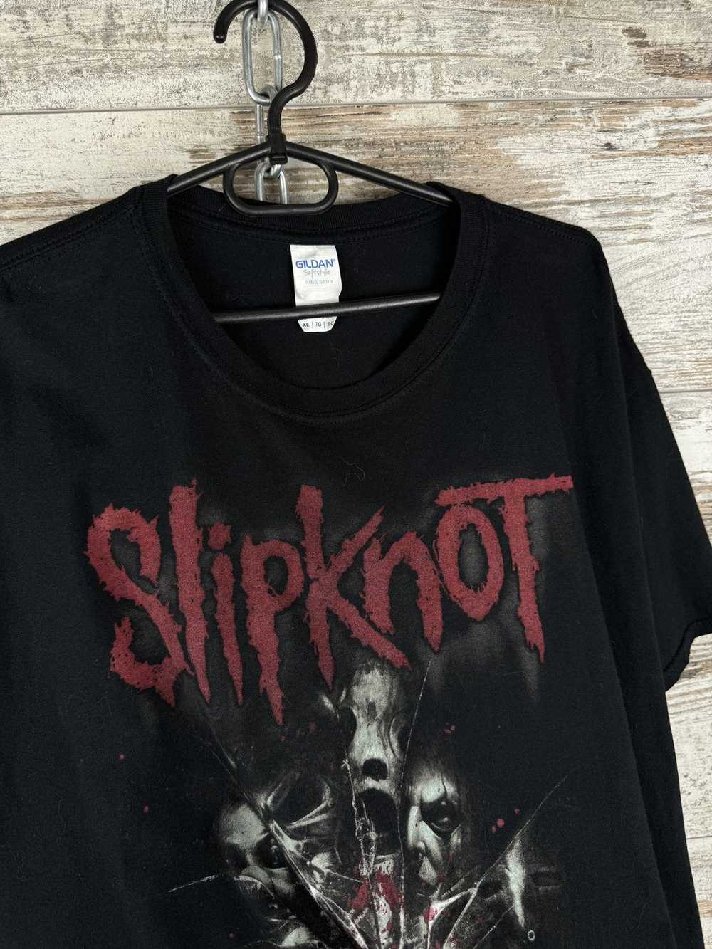 Rock Band × Rock T Shirt × Slipknot Mens Vintage … - image 6