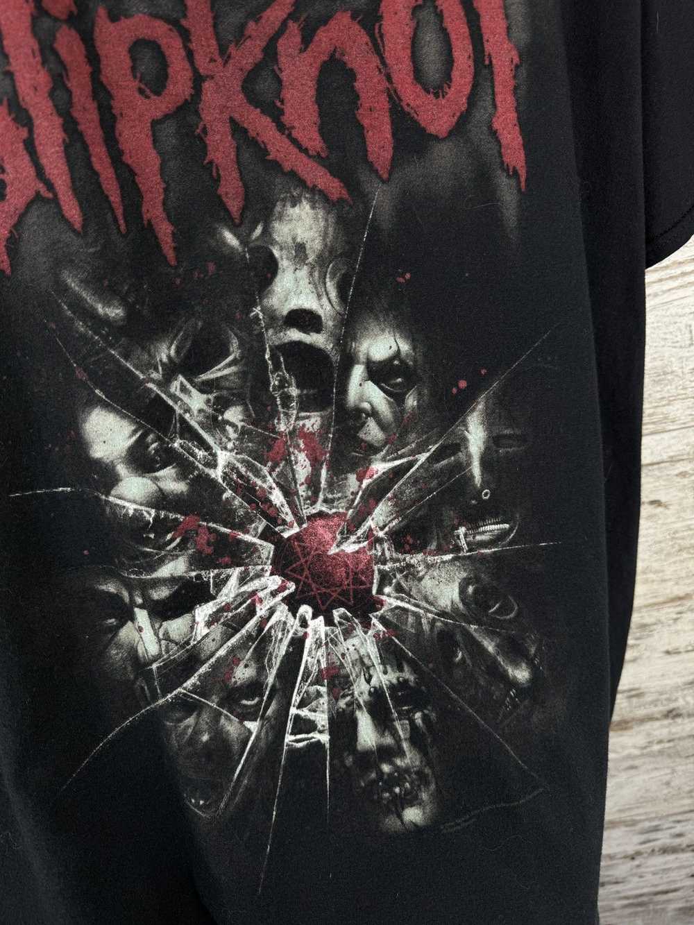 Rock Band × Rock T Shirt × Slipknot Mens Vintage … - image 7