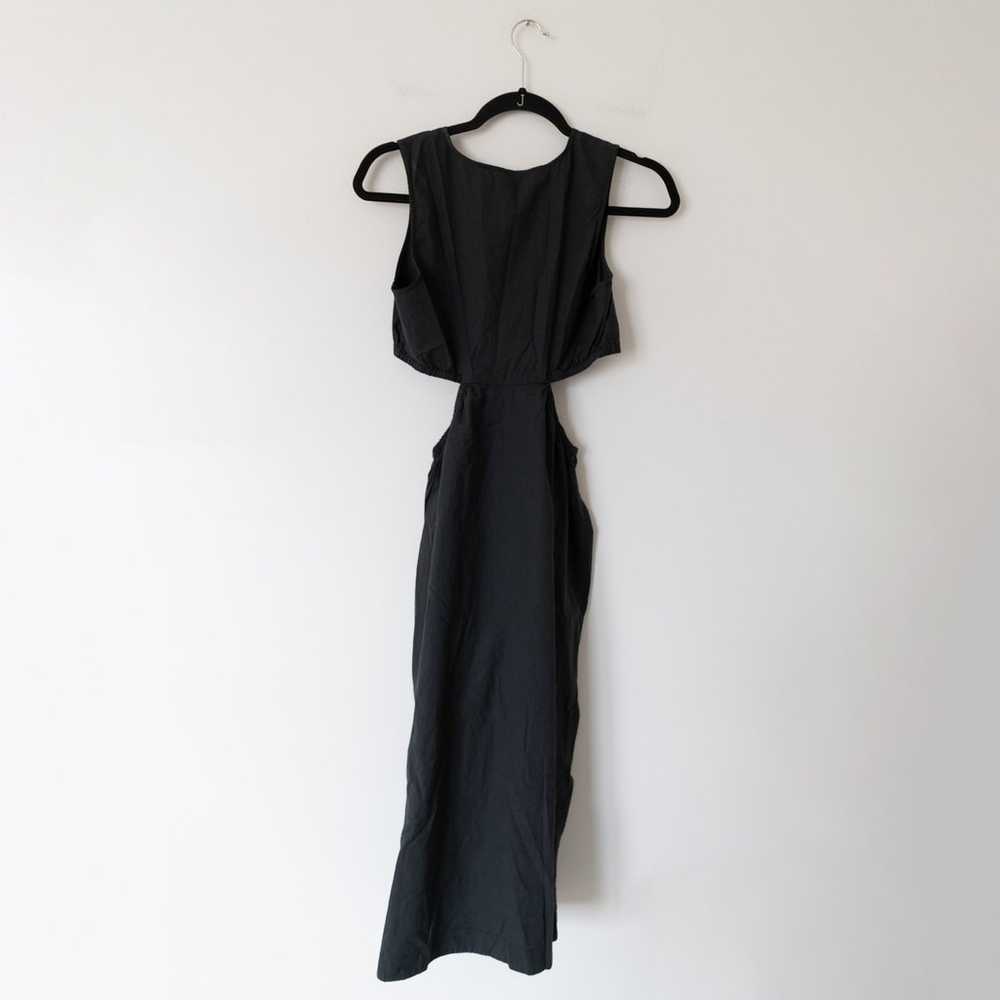 Rails Rizo Black Side Cutouts Poplin Cotton Midi … - image 7