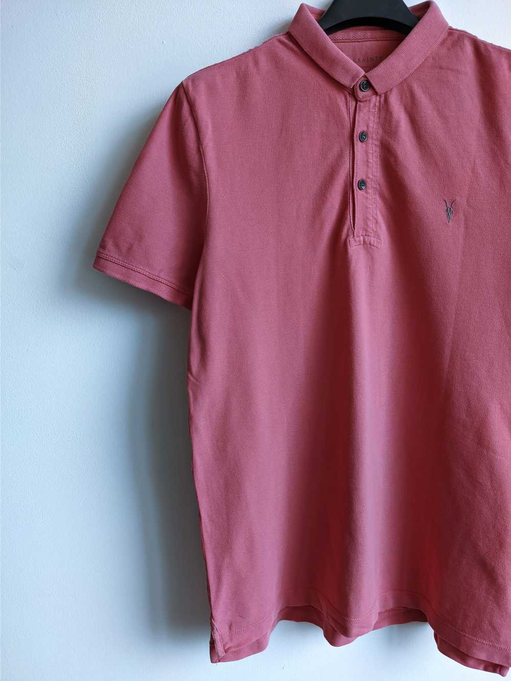 Allsaints × Streetwear Allsaints polo tshirt pink - image 4