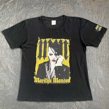 2004 Marilyn Manson Against All online Gods Tee