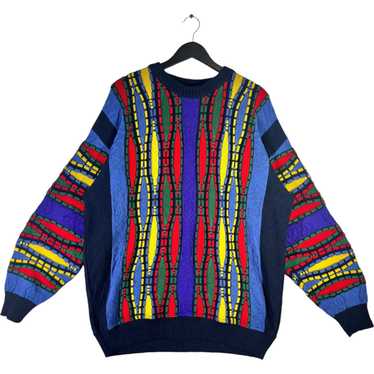 Vintage Vintage 3D Knit Sweater - image 1