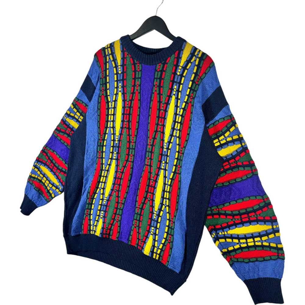 Vintage Vintage 3D Knit Sweater - image 3