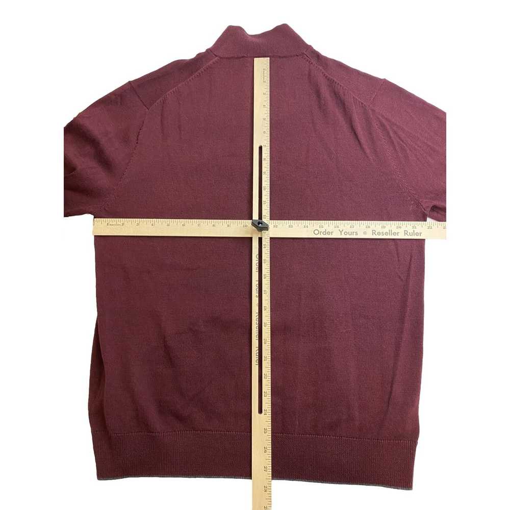 Other Raffi Sweater Mens Extra Large Maroon 100% … - image 8