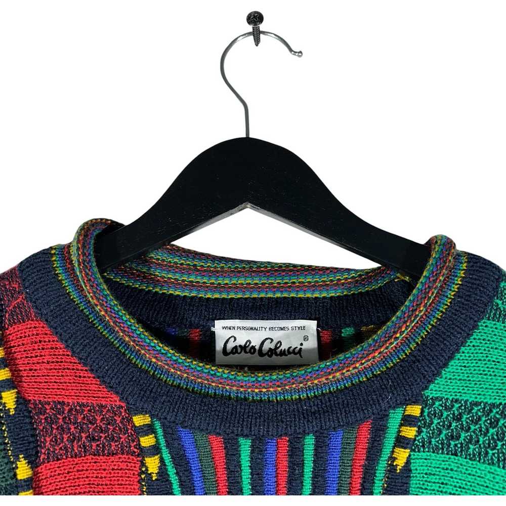 Carlo Colucci Vintage Carlo Colucci 3D Knit Sweat… - image 7