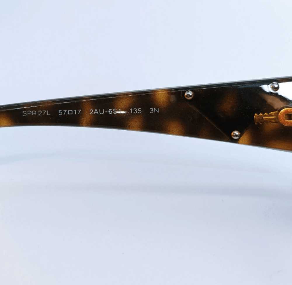 Prada × Vintage PRADA Sunglasses Rectangle Wrap S… - image 4